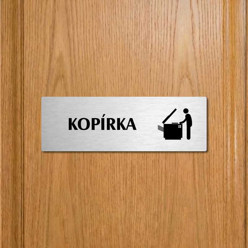 Kopírka, 200x66mm, zlatá popiska s okrasným rámečkem  